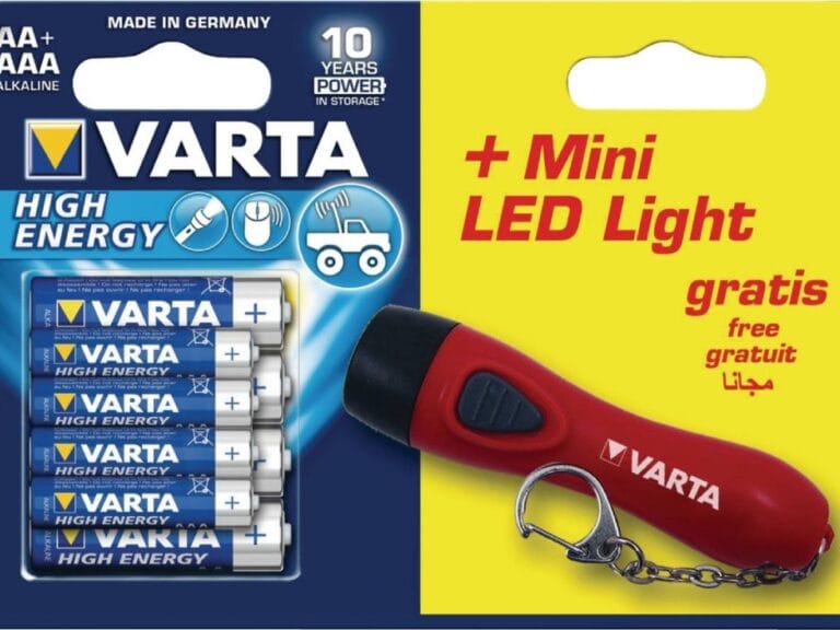 Varta VARTA-92400 Alkaline Batterij Aa High Energy 8-promotional Blister