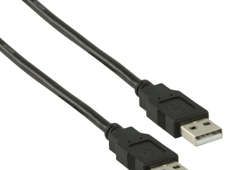 Valueline USB 2.0 Kabel 2 m Zwart