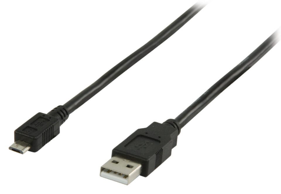 Valueline VLCP60500B10 Usb 2.0 Usb A Male - Usb Micro B Male Kabel 1