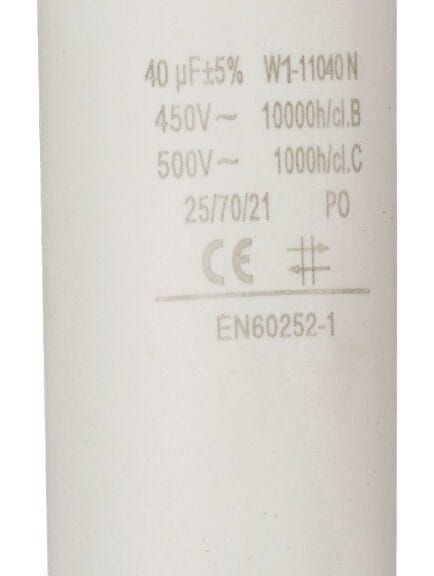Fixapart W1-11040N Condensator 40.0uf / 450 V + Aarde