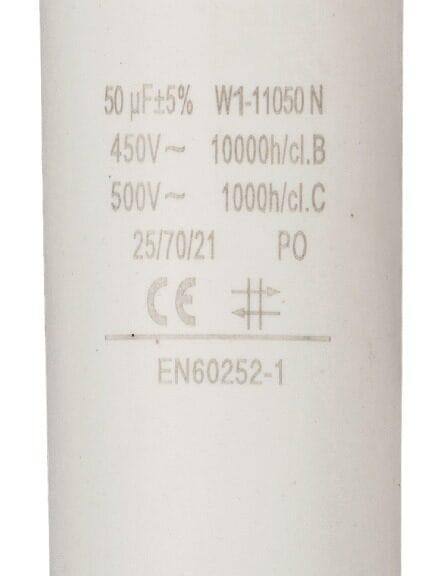 Fixapart W1-11050N Condensator 50.0 uf / 450 V + Aarde