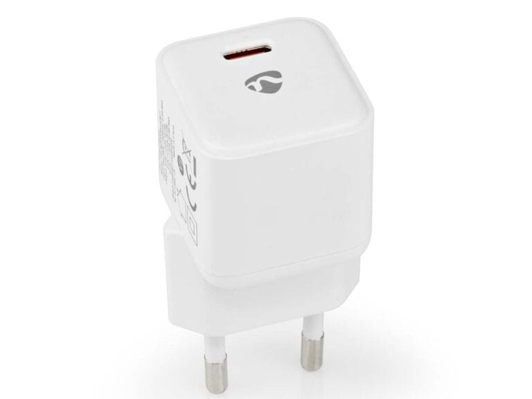 Nedis WCMPD20W100WT Oplader 1.67 / 2.22 / 3.0 A Outputs: 1 Usb-c™ 20 W Automatische Voltage Selectie