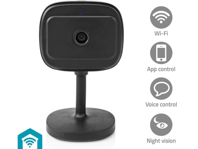 Nedis WIFICI07CBK Smartlife Camera Voor Binnen Wi-fi Full Hd 1080p Cloud Opslag (optioneel) / Microsd (niet Inbegrepen) / Onvif Met Bewegingssensor Nachtzicht