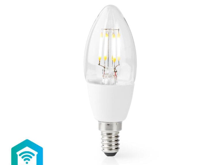 Nedis WIFILF10WTC37 Wi-fi Smart Led-lamp E14 C37 5 W 400 Lm Wit