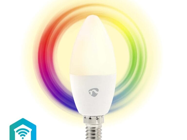 Nedis WIFILRC10E14 Smartlife Multicolour Lamp Wi-fi E14 470 Lm 4.9 W Rgb / Warm To Cool White Android™ / Ios Kaars