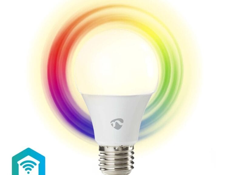 Nedis WIFILRC10E27 Smartlife Multicolour Lamp Wi-fi E27 806 Lm 9 W Rgb / Warm To Cool White Android™ / Ios Peer