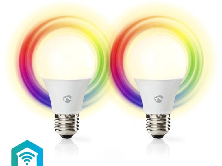 Nedis WIFILRC20E27 Smartlife Multicolour Lamp Wi-fi E27 806 Lm 9 W Rgb / Warm To Cool White Android™ / Ios Peer