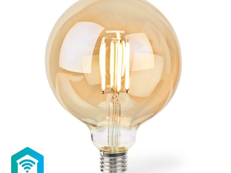 Nedis WIFILRF10G125 Smartlife Led Filamentlamp Wi-fi E27 806 Lm 7 W Warm Wit Glas Android / Ios Globe