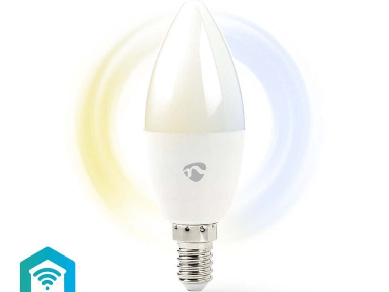 Nedis WIFILRW10E14 Smartlife Led Bulb Wi-fi E14 470 Lm 4.9 W Warm To Cool White Energieklasse: F Android / Ios Kaars