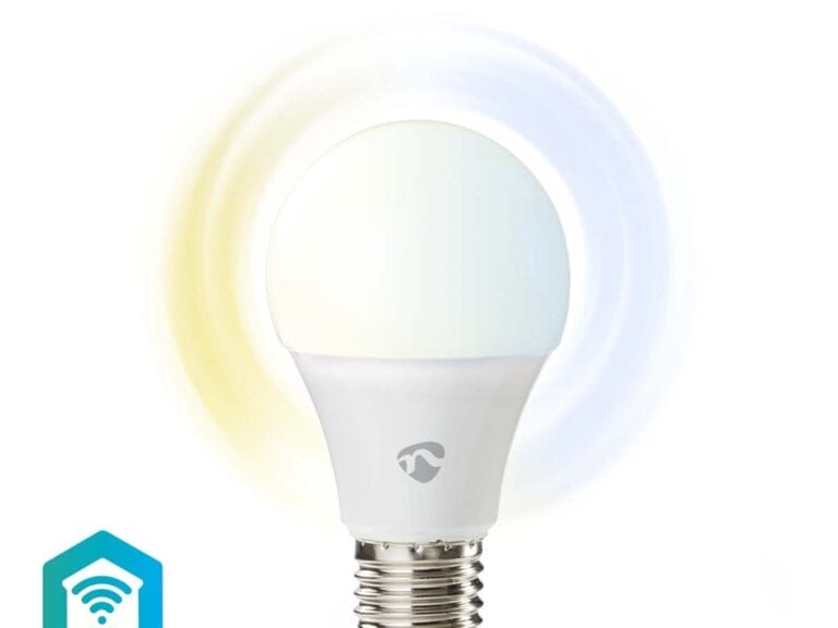 Nedis WIFILRW10E27 Smartlife Led Bulb Wi-fi E27 806 Lm 9 W Warm To Cool White Energieklasse: F Android / Ios Peer
