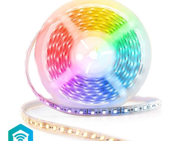 Nedis WIFILS50CRGBW Wifi Slimme Ledstrip Full Colour En Warm- Tot Koudwit 5 M