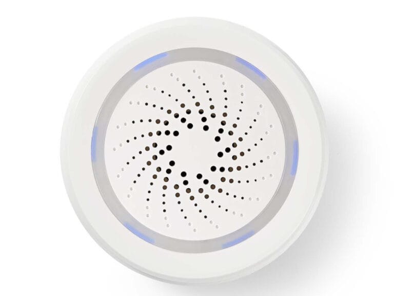 Nedis WIFISI10CWT Slimme Wi-fi-sirene Alarm Of Zoemer 85 Db