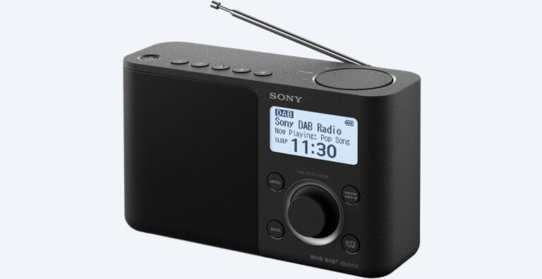 Sony XDR-S61D DAB draagbare radio Zwart
