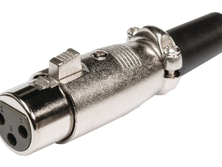 Valueline XLR-3FCL Connector Xlr 3-pin Female Metaal Zilver